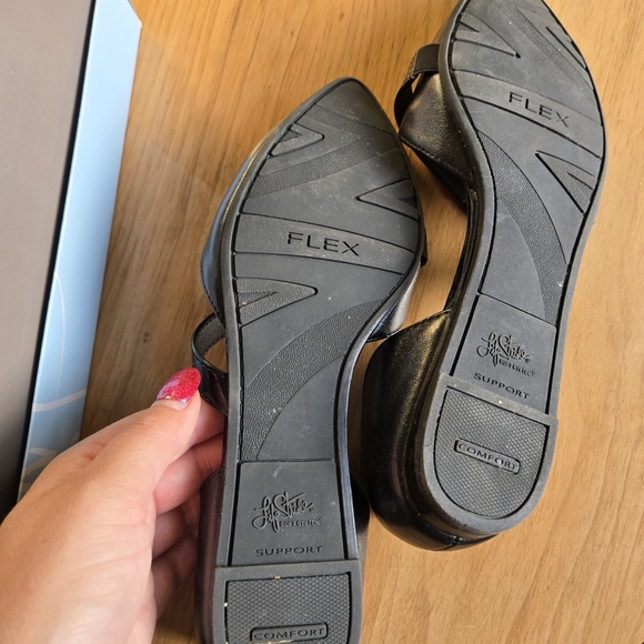 Black Flats by Life Stride Womens Size 9.5 - Picture 2 of 7